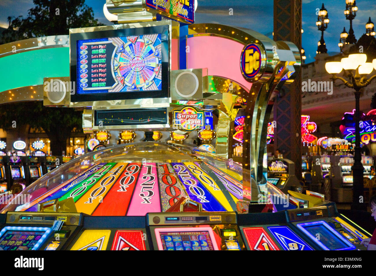 The interior of Paris hotel and casino in Las Vegas Stock Photo - Alamy