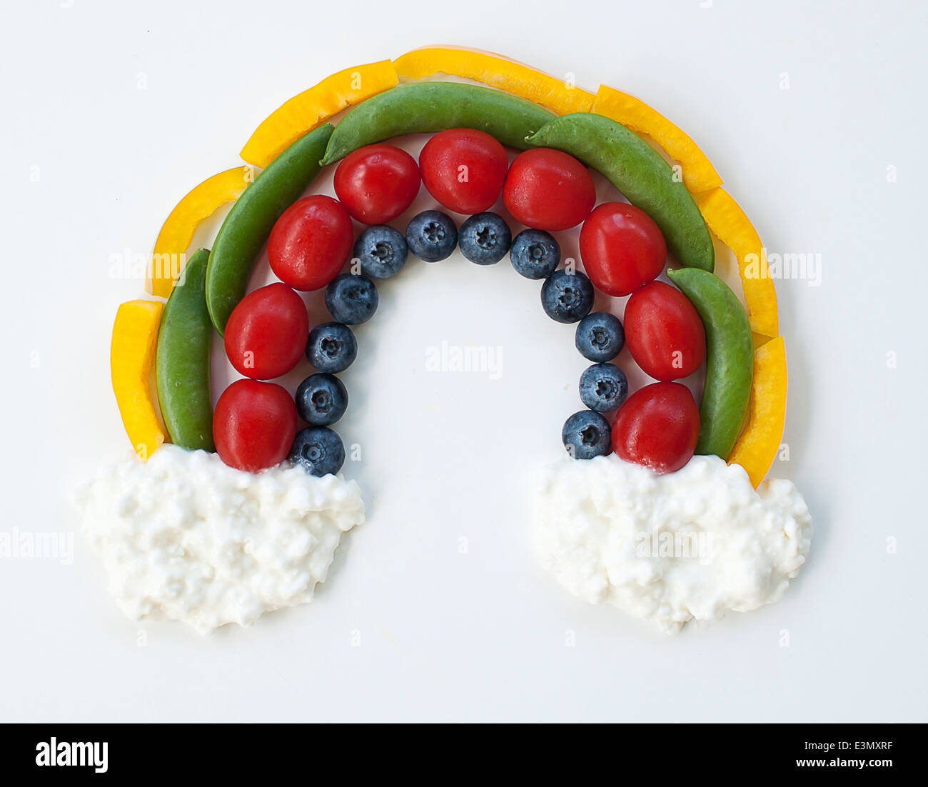 Food rainbow studio shot Stock Photo - Alamy