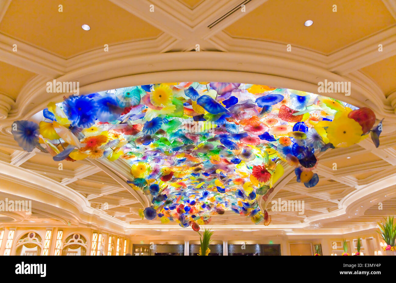 Bellagio hotel lobby ceiling hires stock photography and images Alamy