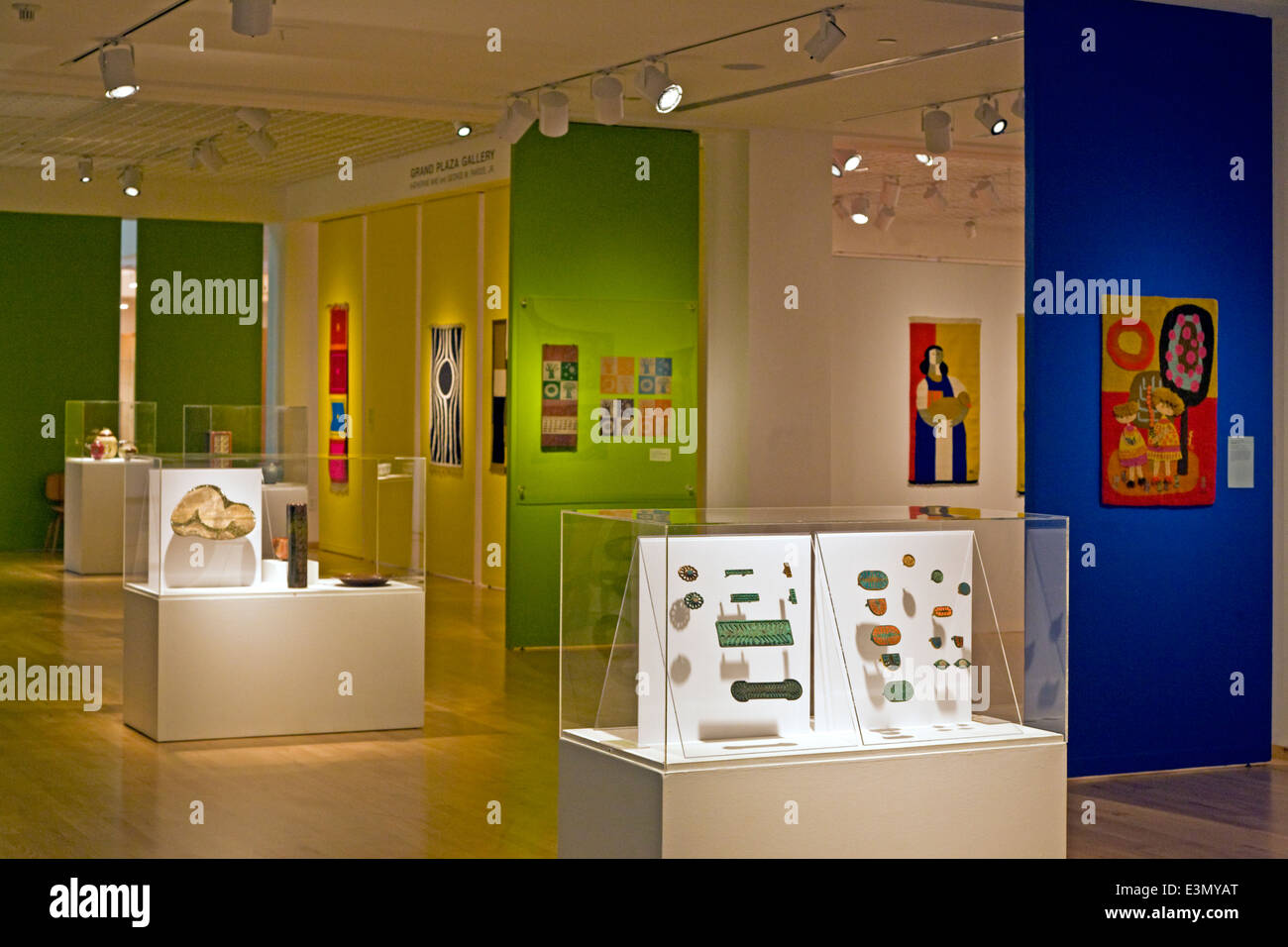 The CALIFORNIA DESIGN exhibition on display in the MINGEI INTERNATIONAL MUSEUM located in BALBOA PARK SAN DIEGO, CALIFORNIA Stock Photo