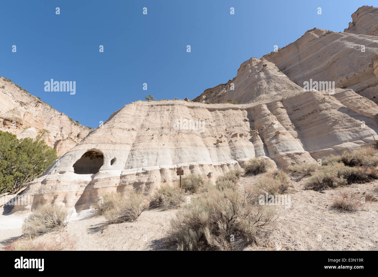 An ancient cliff dwelling at KashaKatuwe Tent Rocks National Monument