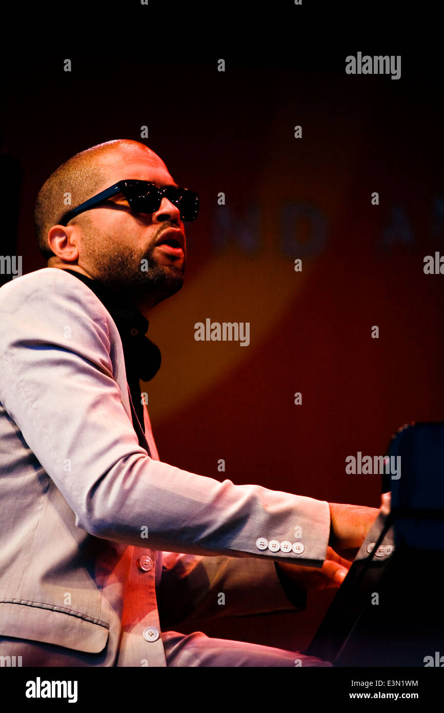 JASON MORAN plays the piano at the 2009 MONTEREY JAZZ FESTIVAL