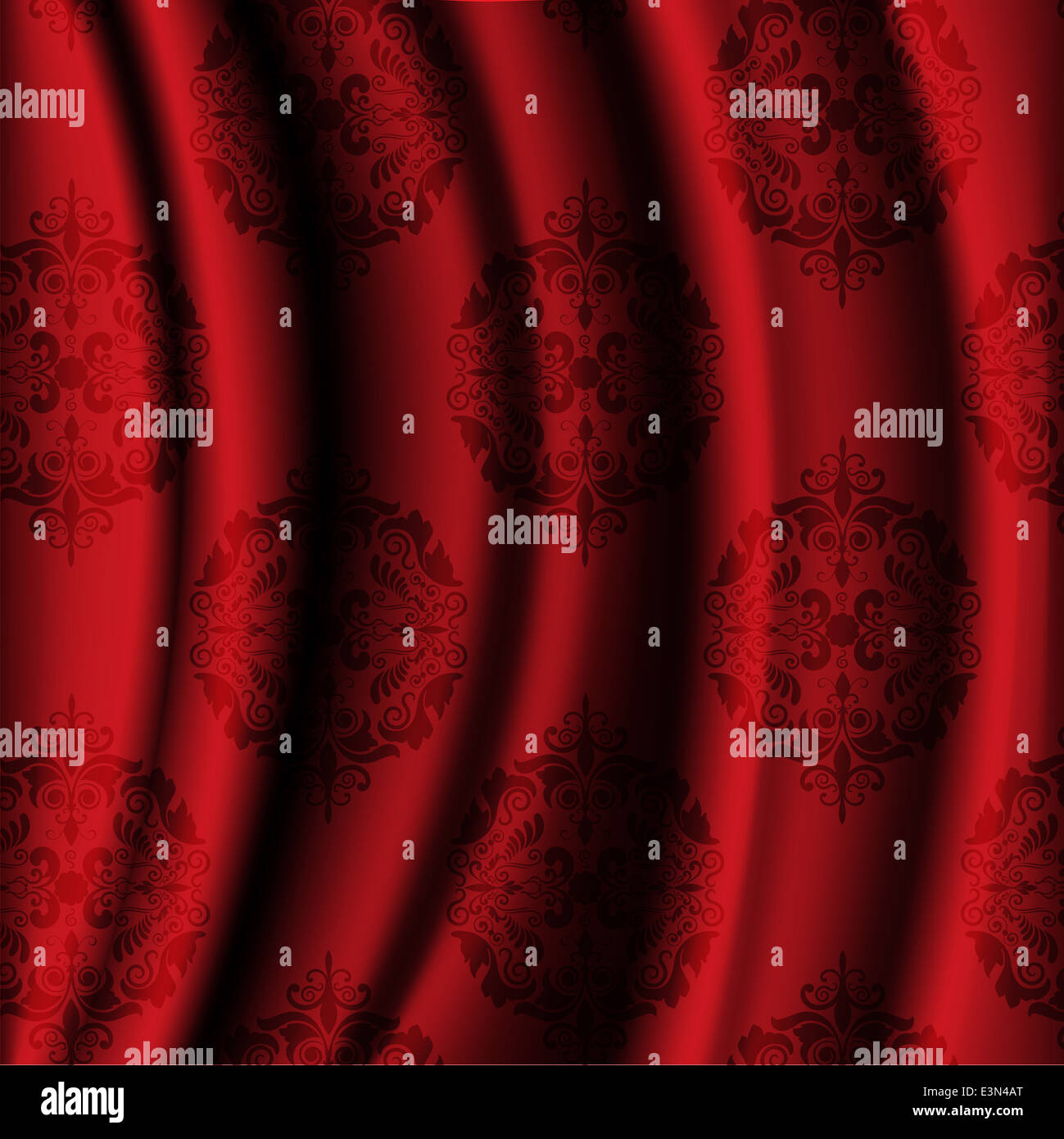 Illustration of a red luxury material Stock Photo - Alamy