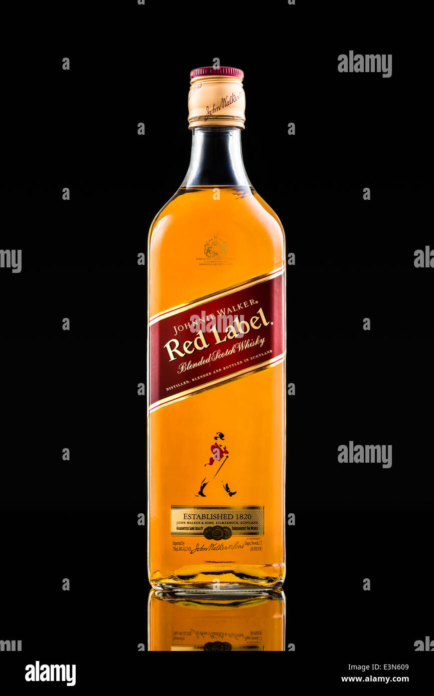 Johnnie walker whisky hi-res stock photography and images - Alamy