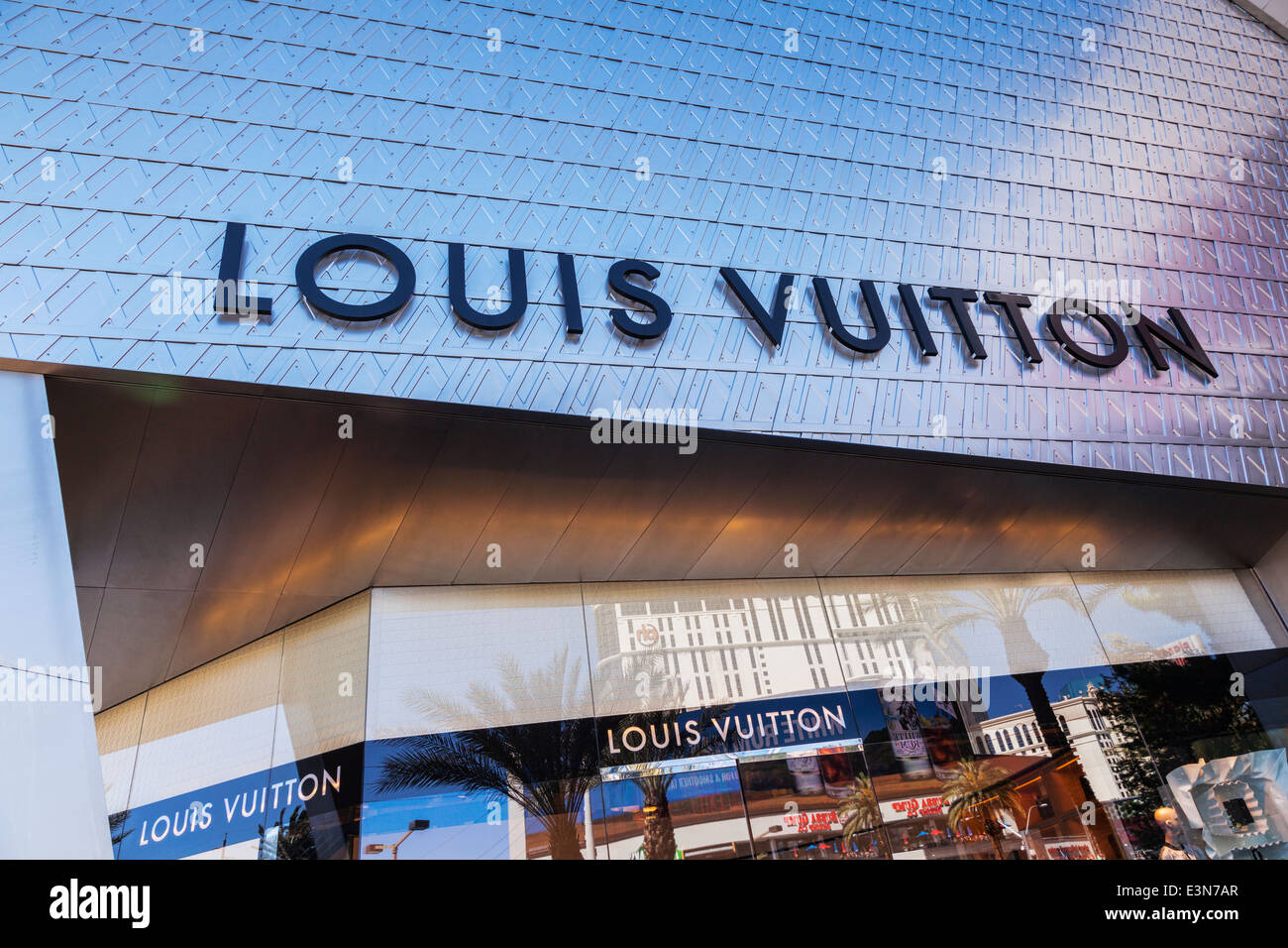 Louis Vuitton shopfront in Las Vegas, Nevada, USA. Stock Photo