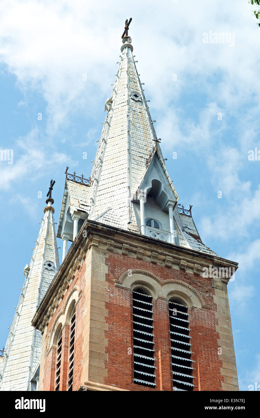 Historic church in Ho Chi Minh City in Vietnam Stock Photo