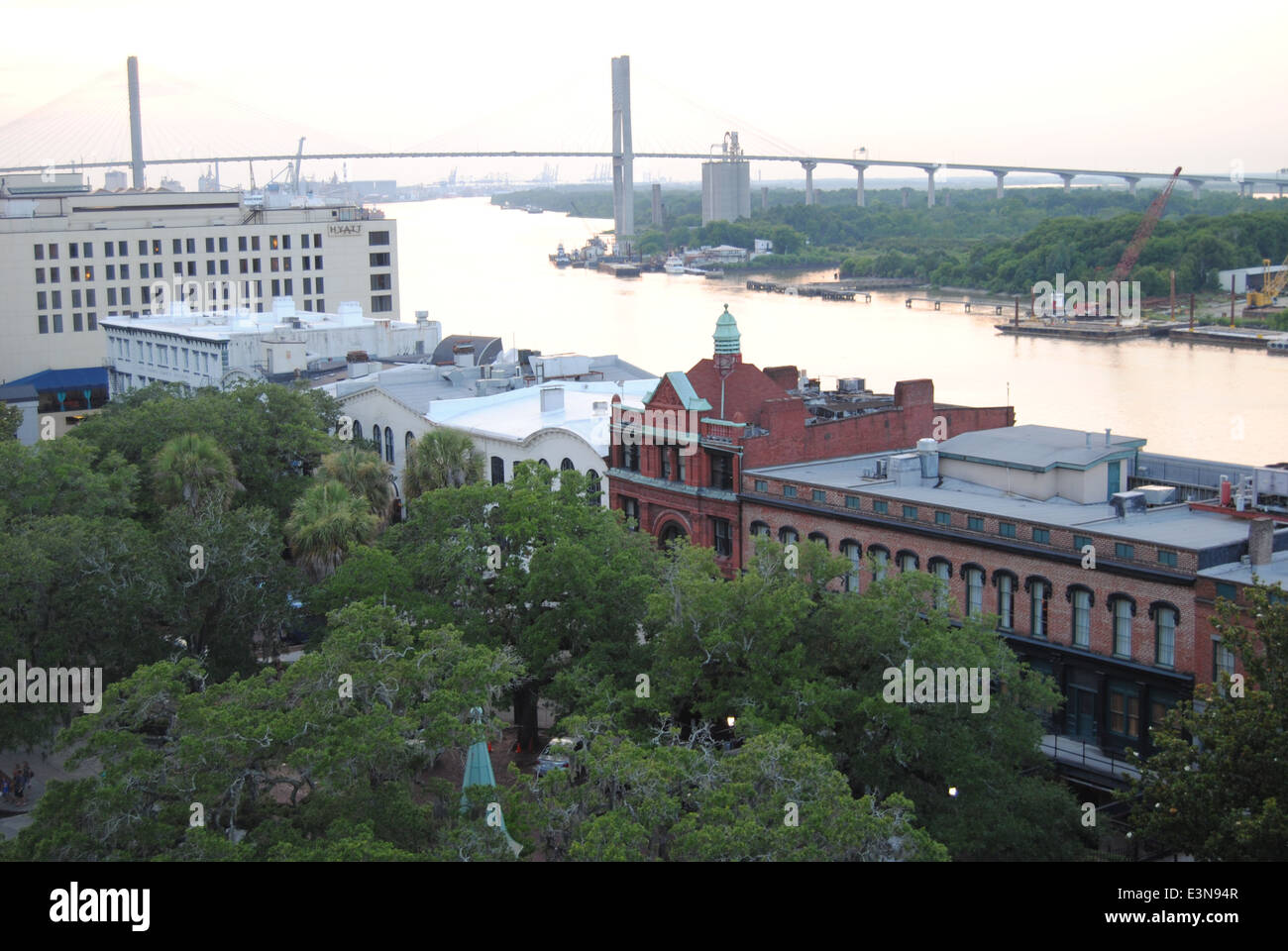 Savannah Cotton Exchange Buildings Stock Photo Alamy