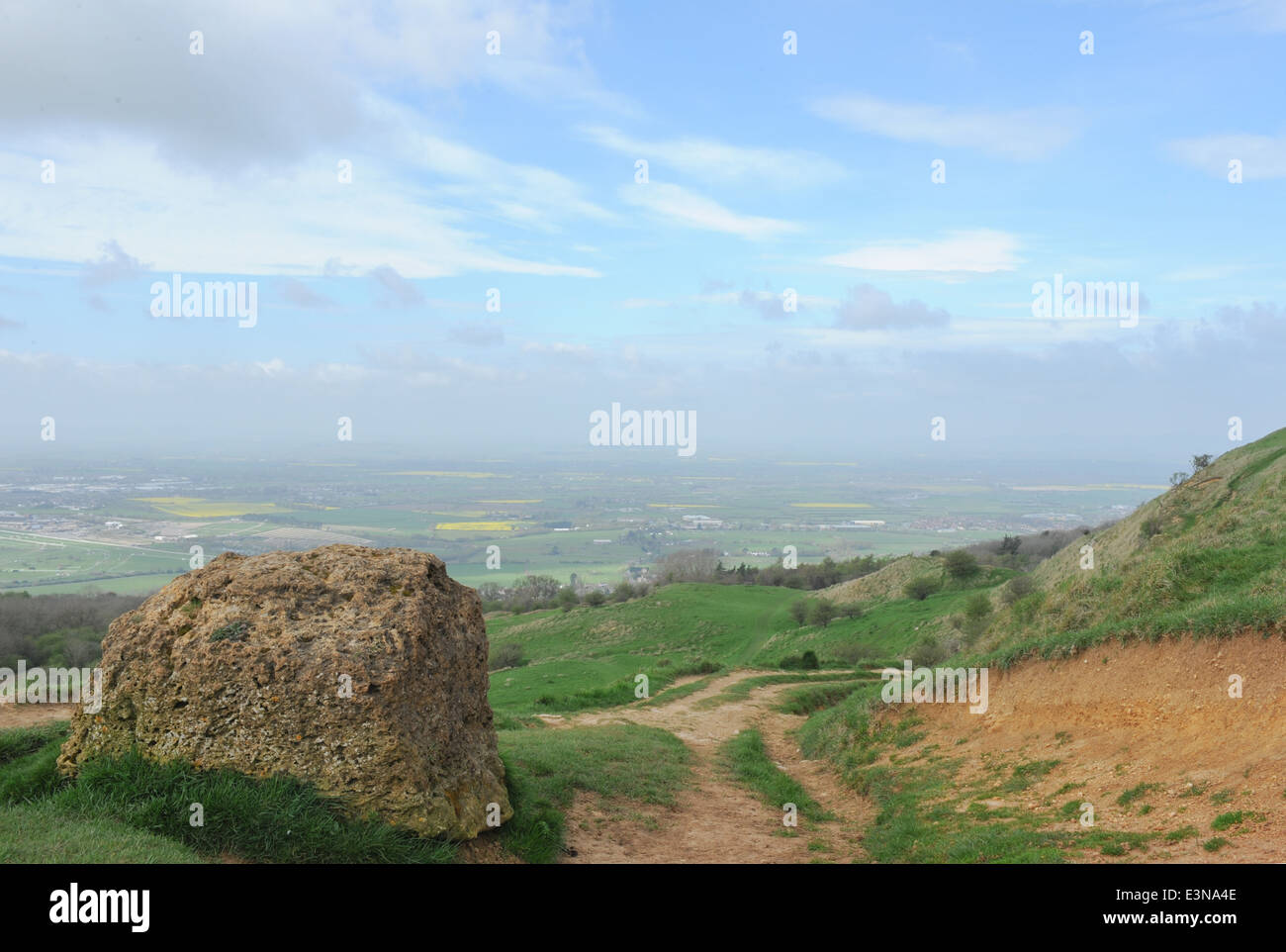 Rural Escarpment on Cleeve Common with Views to Cleeve, between