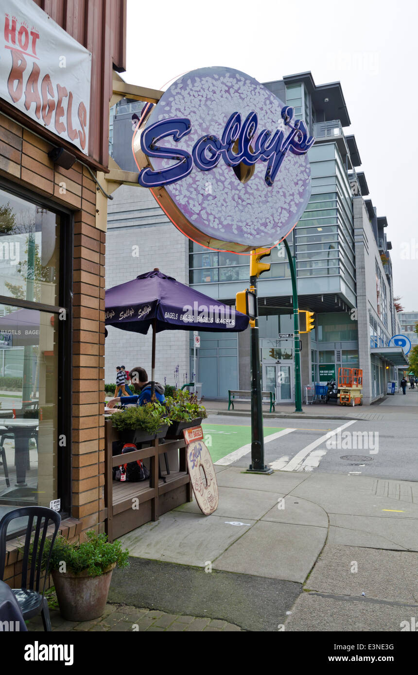 Sign For Sollys Bagels In Vancouver Bc Canada Known For