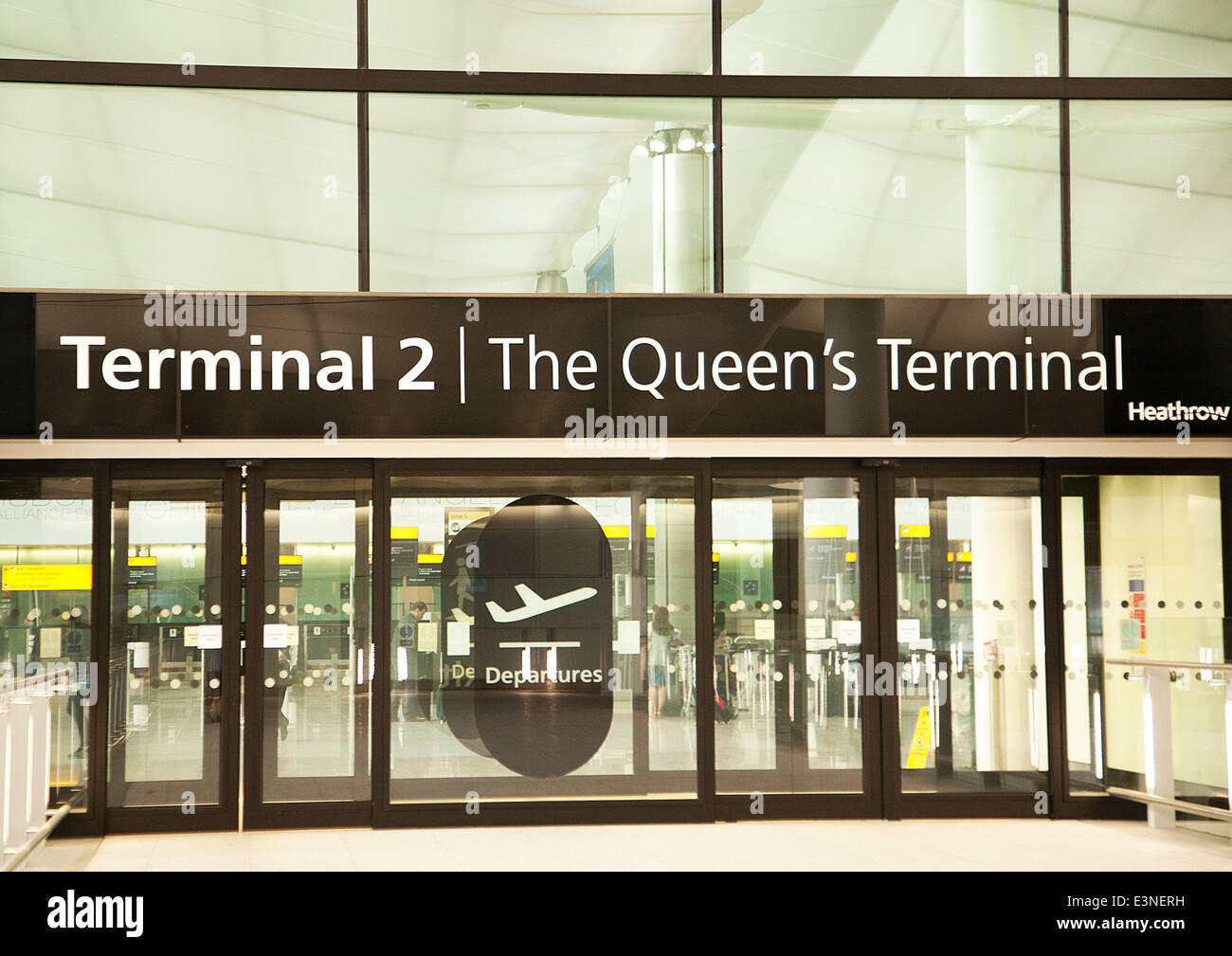 Heathrow Airport Terminal 2, London UK Stock Photo