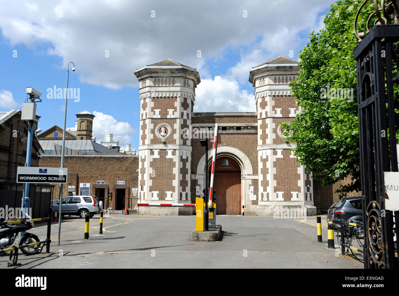 Her Majestys Prison Wormwood Scrubs at East Acton in the London Borough of Hammersmith and Fulham Stock Photo