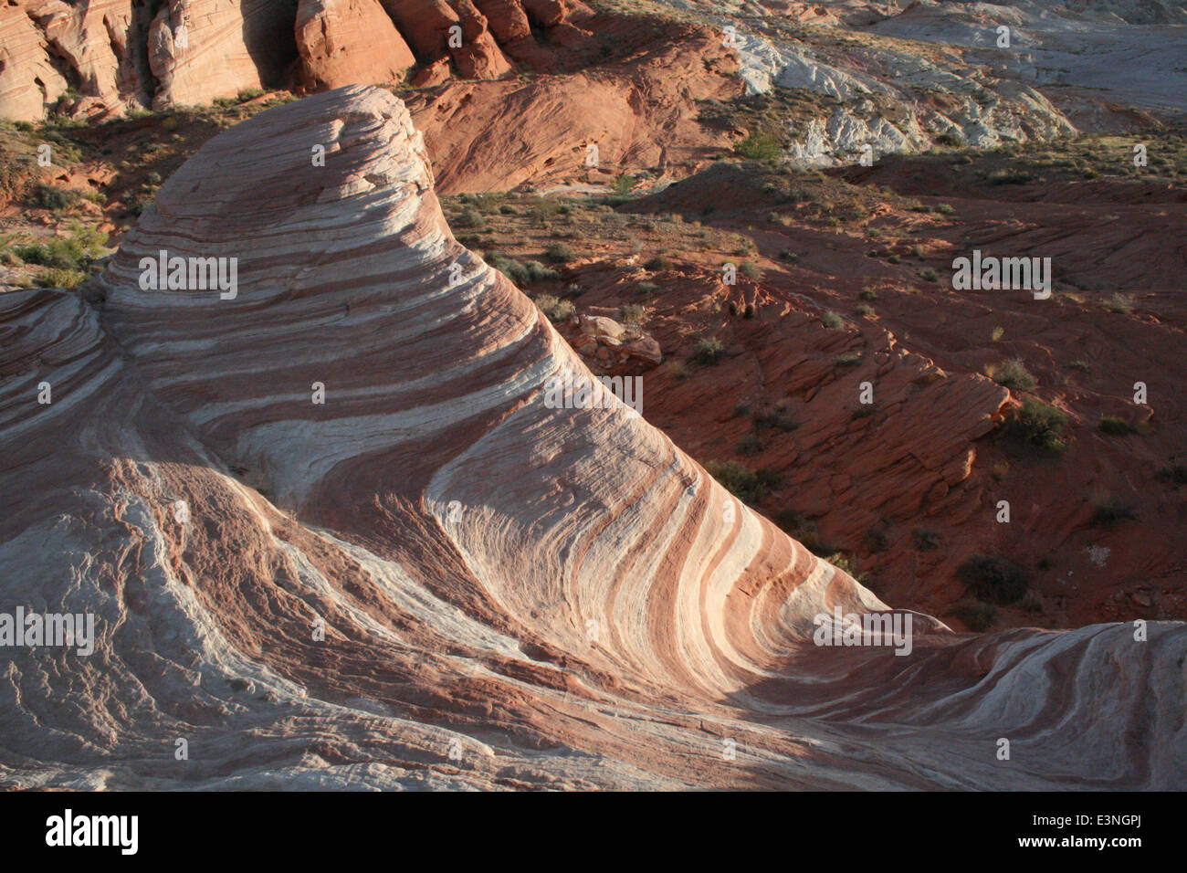 Firewave Valley of Fire Stock Photo