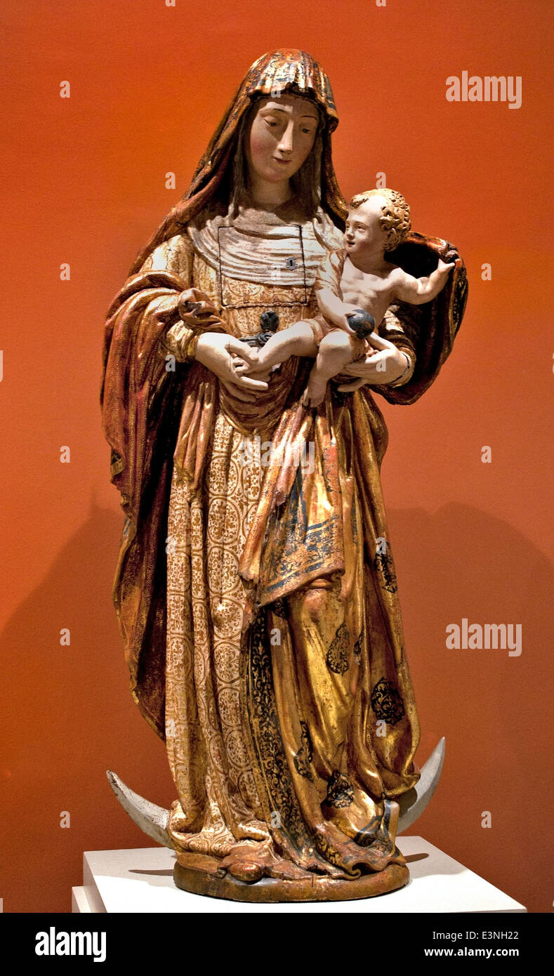 Virgen con Niño -  Virgin with boy 1550 Roque de Balduque 1561 Spain Spanish Stock Photo