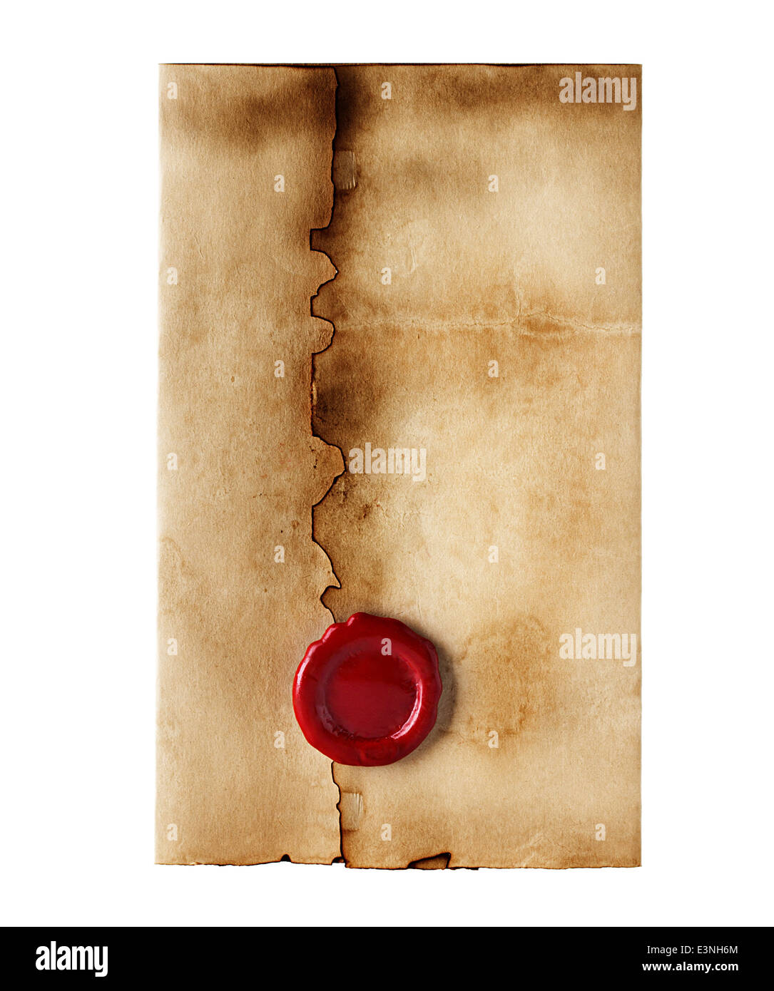 old, vintage envelope isolated Stock Photo - Alamy