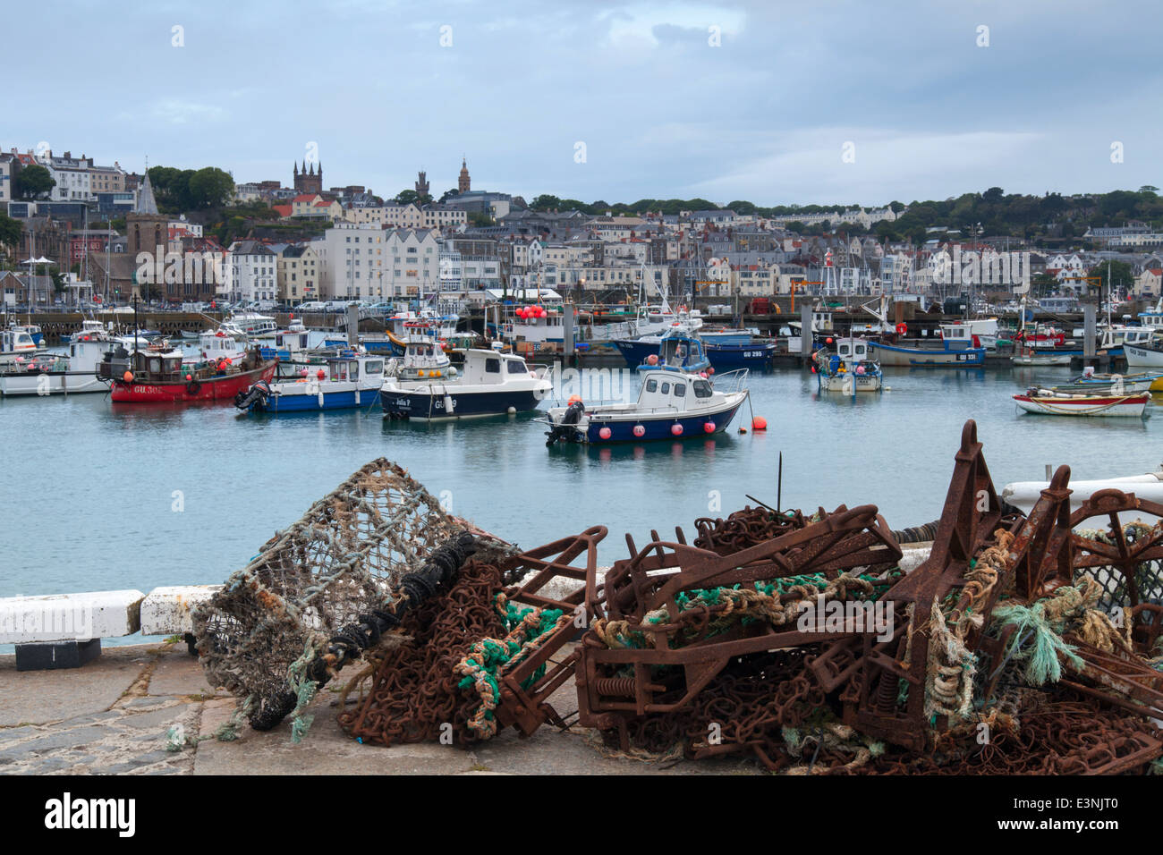 St Peter Port Guernsey Stock Photo Alamy