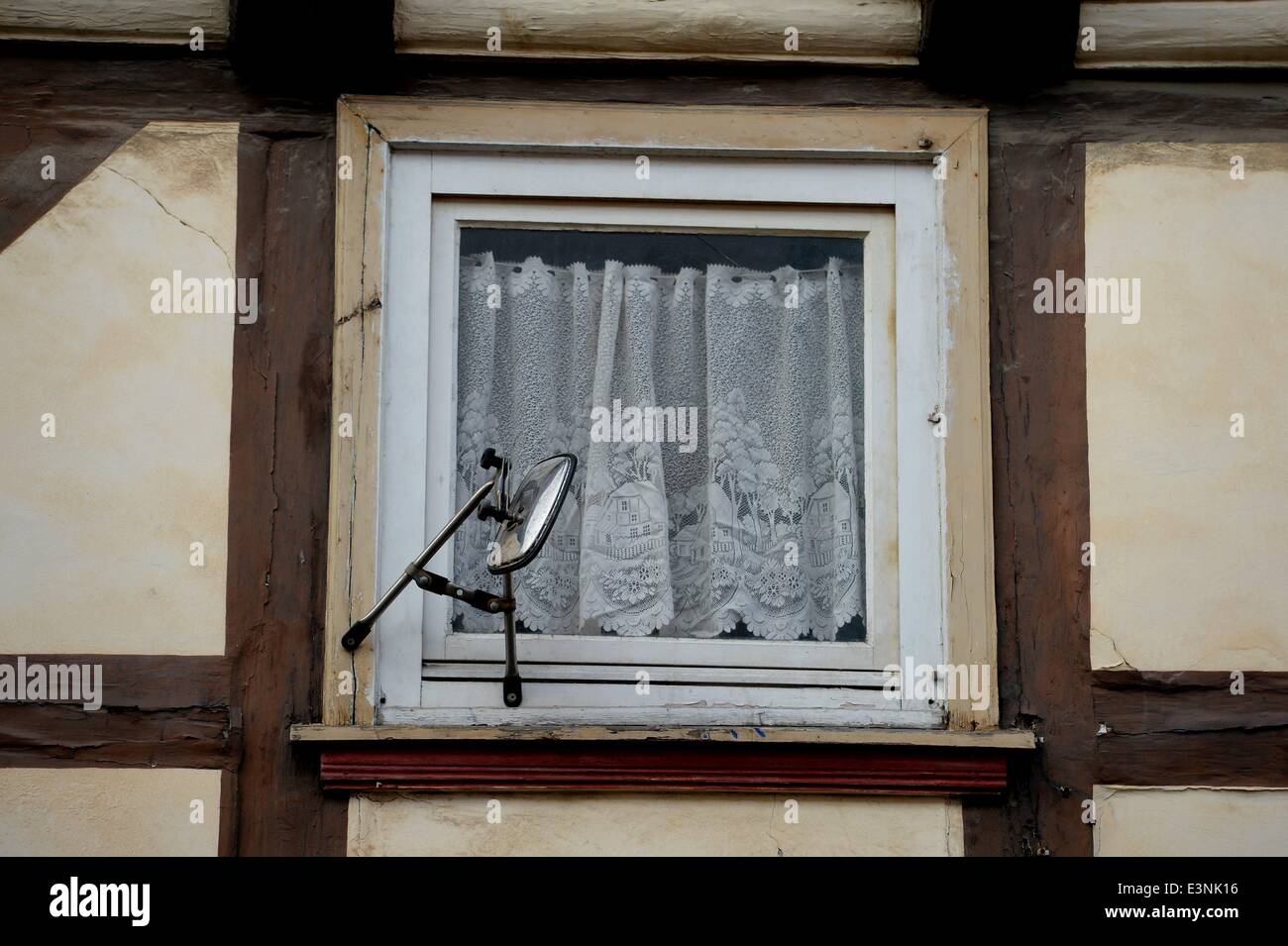 The window of a house, Germany, 18. June 2014. Photo: Frank May Stock ...