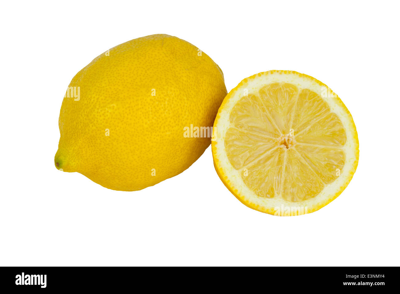 Zitronen Freisteller Stock Photo