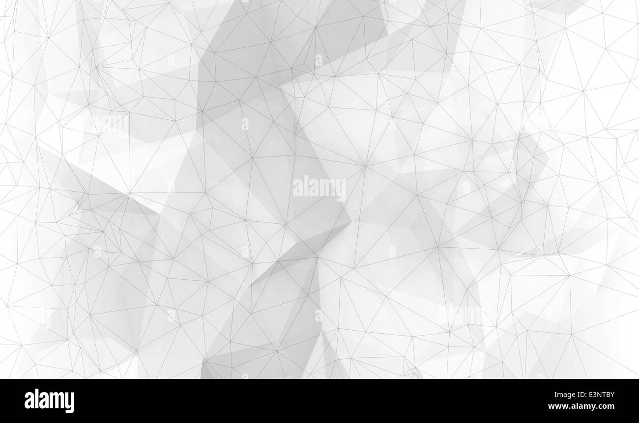 Abstract white digital 3d polygonal surface background texture Stock ...