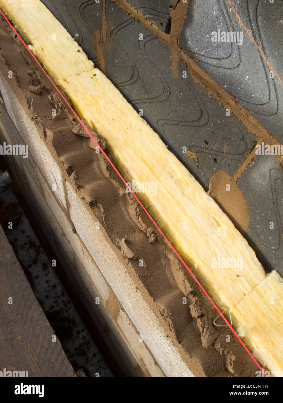 self building house, 100mm insulation in walls built from thermalite block and brick with mortar