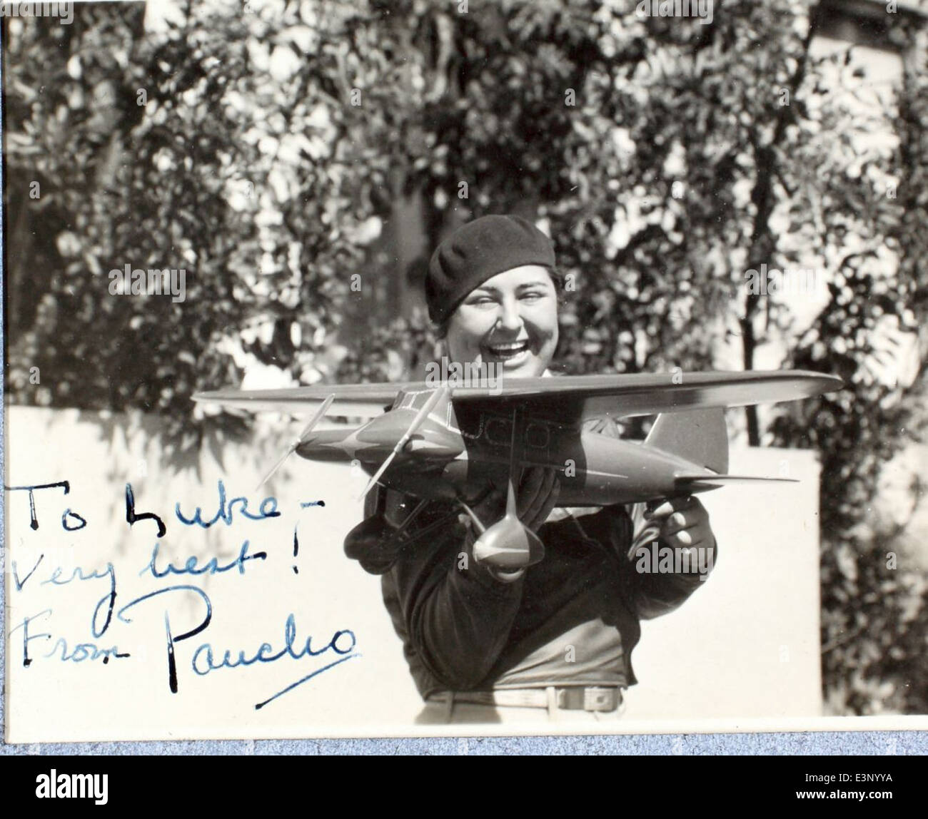 This image from the Golden Age of aviation showcases Luke Luqueer and ...
