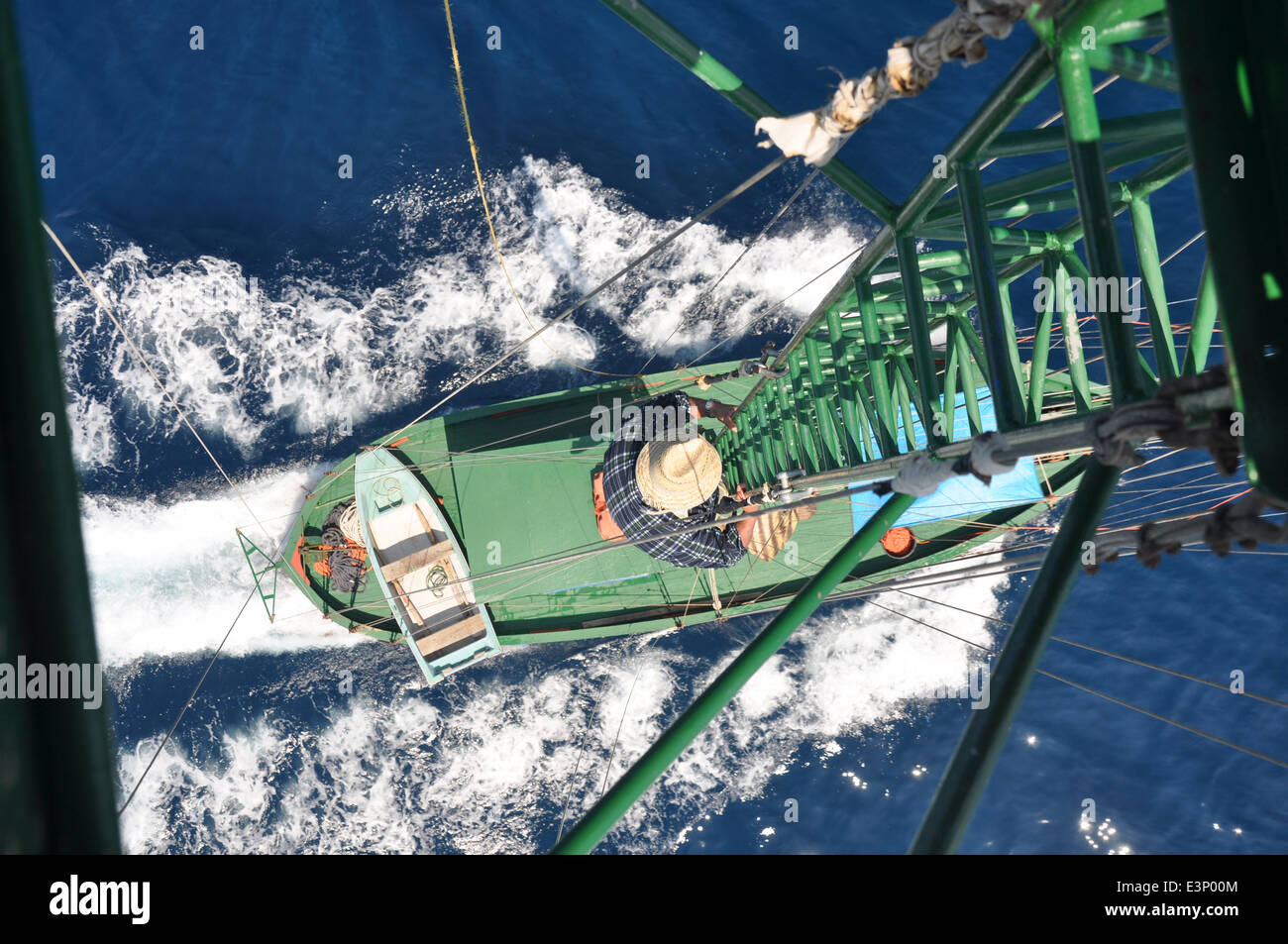 Traditional swordfish fishing, Stretto di Messina, Messina, Sicily