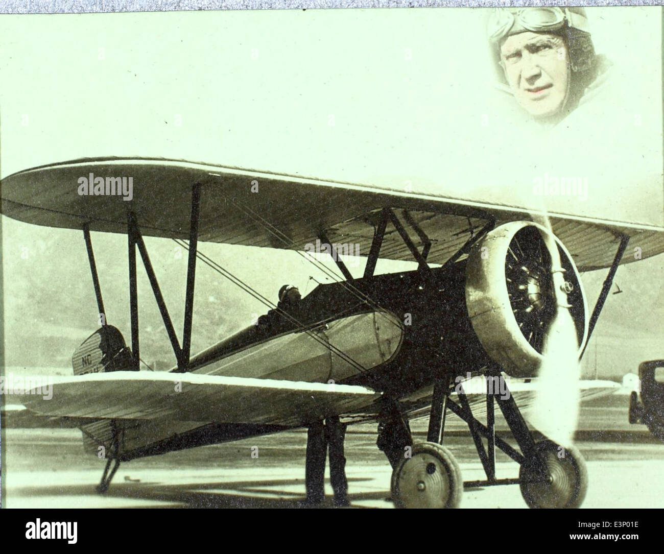 A photograph from the Golden Age of Aviation, featuring Luke Luqueer's ...