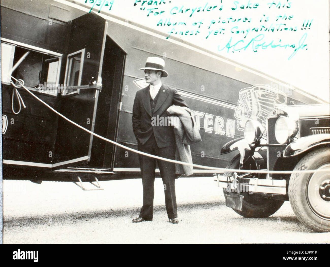 This image from the Luqueer Album showcases an aircraft from the Golden ...