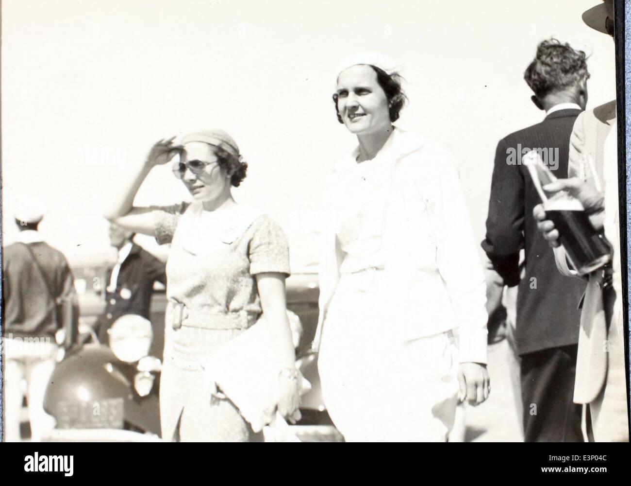 This image from the Golden Age of Aviation features Luke Luqueer, a ...