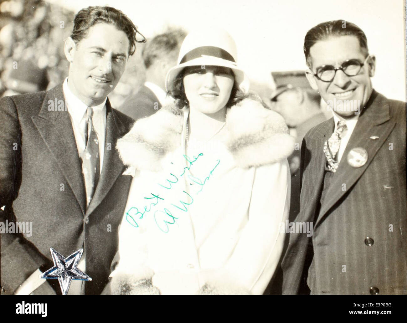 A photo from the Golden Age of Aviation featuring Luke Luqueer. The ...