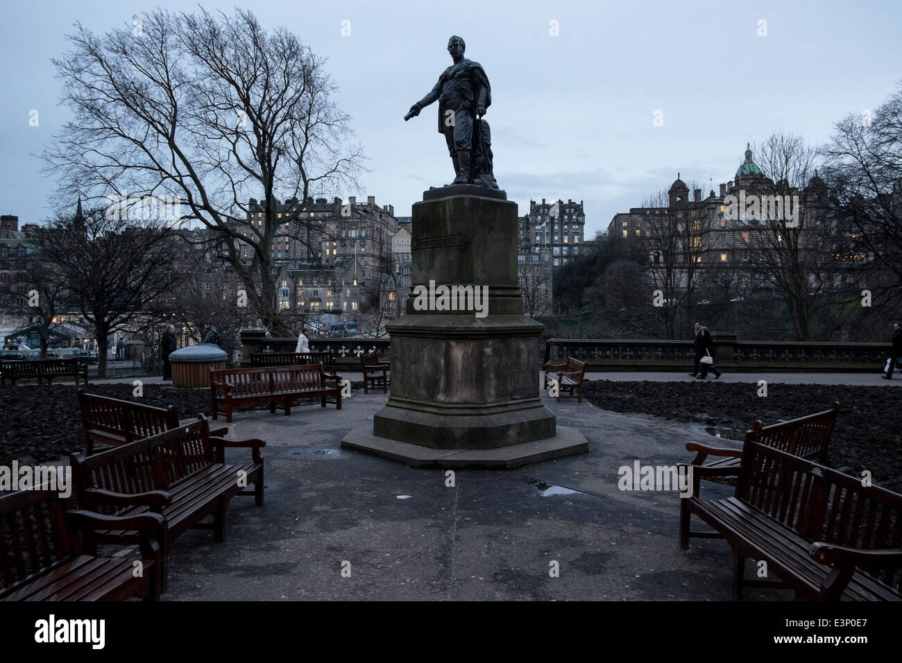 David Livingstone statue, Edinburgh Stock Photo Alamy