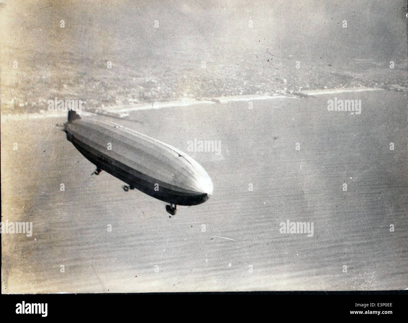 This photo from Luke Luqueer’s collection captures an airship from the ...