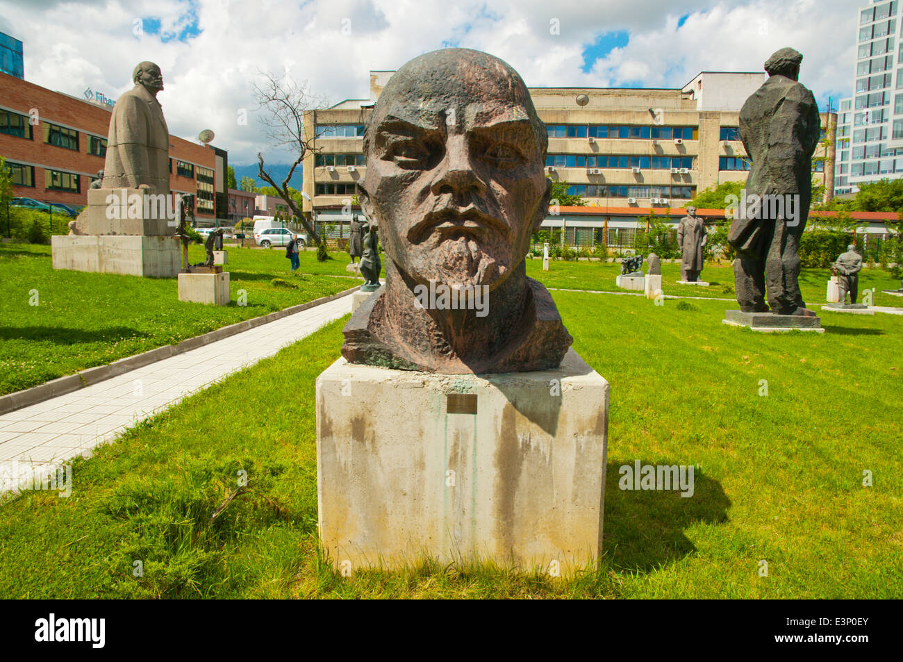 Lenin statue, Museum of Socialist Art, Izgrev district, Sofia, Bulgaria, Europe Stock Photo
