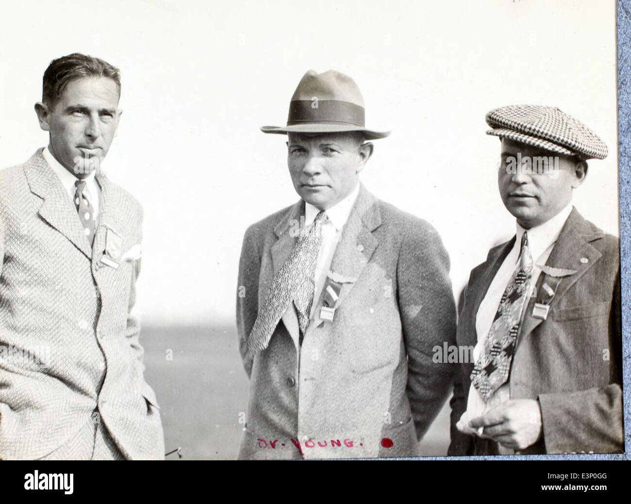 This image from the golden age of aviation features Luke Luqueer, a ...