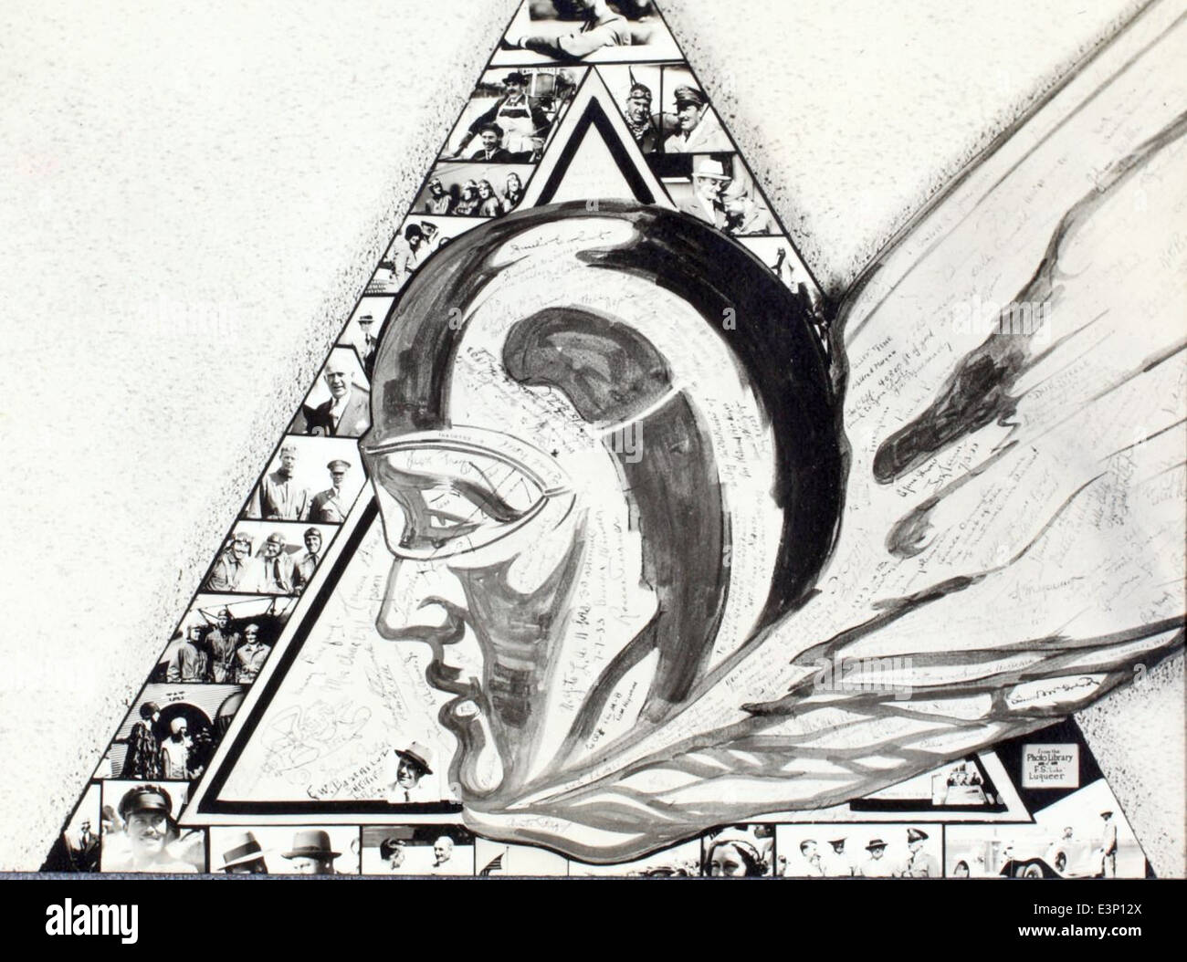 This photo from the Luqueer Album captures a scene from the Aviation ...