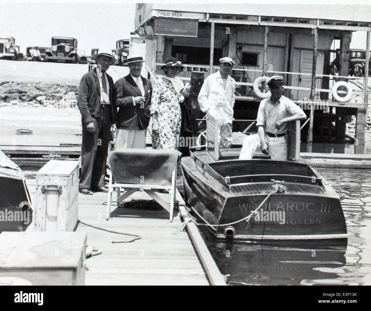 This image from the Luke Luqueer album captures an aviation boat dock ...