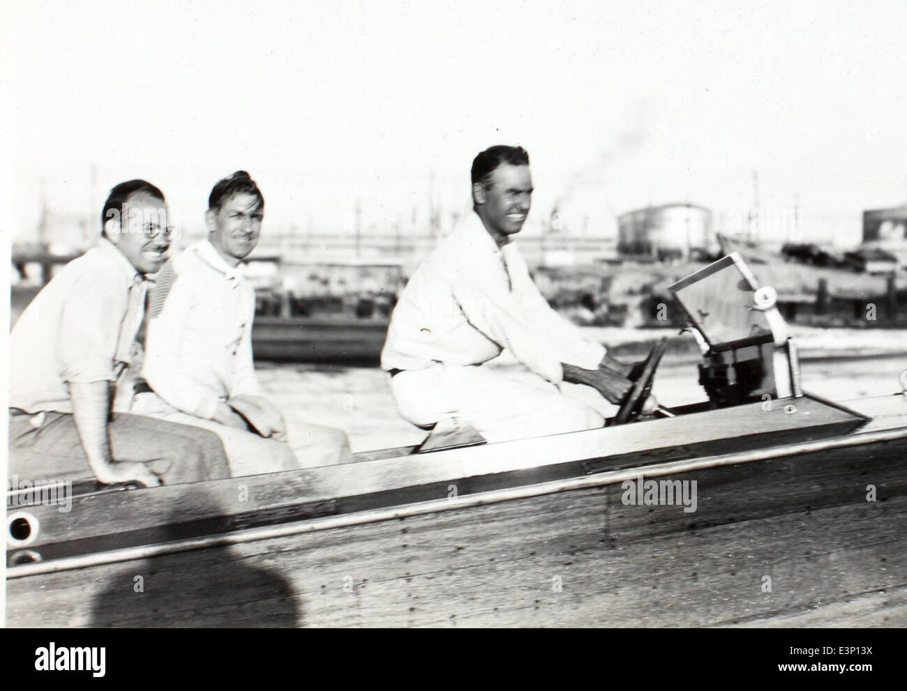 This image from the AL-73B Luqueer album shows aviators Art Goebel and ...