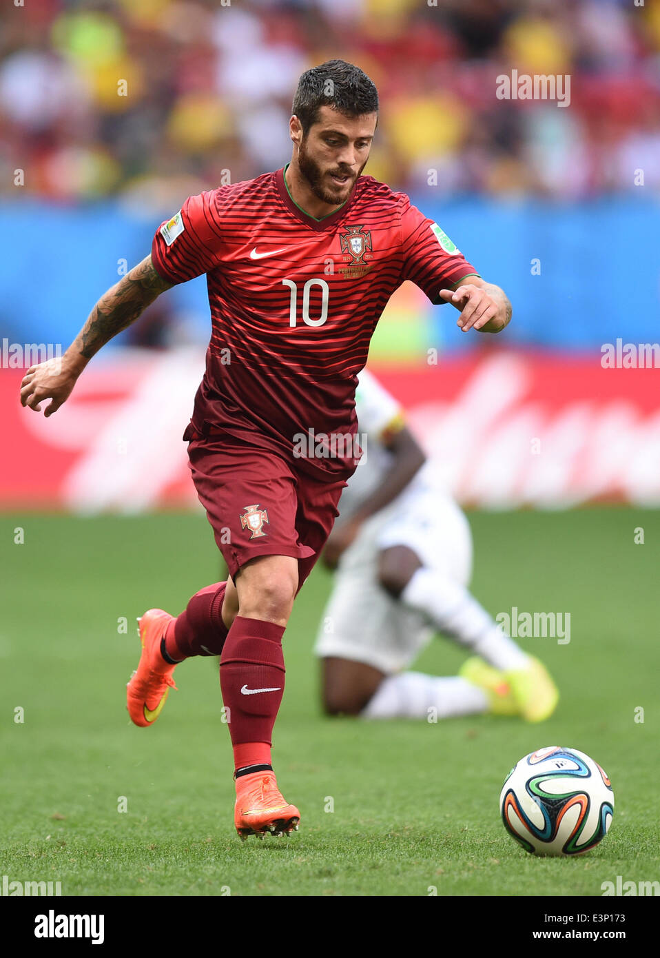 Brasilia, Brazil. 26th June, 2014. Vieirinha of Portugal in action during the FIFA World Cup 2014 group G preliminary round match between Portugal and Ghana at the Estadio National Stadium in Brasilia, Brazil, on 26 June 2014 Credit: © dpa picture alliance/Alamy Live News  Stock Photo