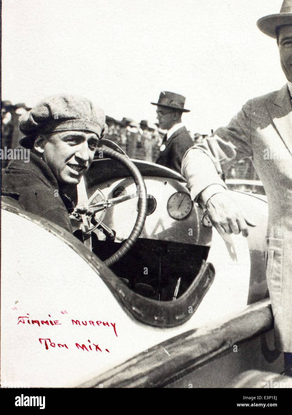 A photo from the golden age of aviation, showing an aircraft associated ...