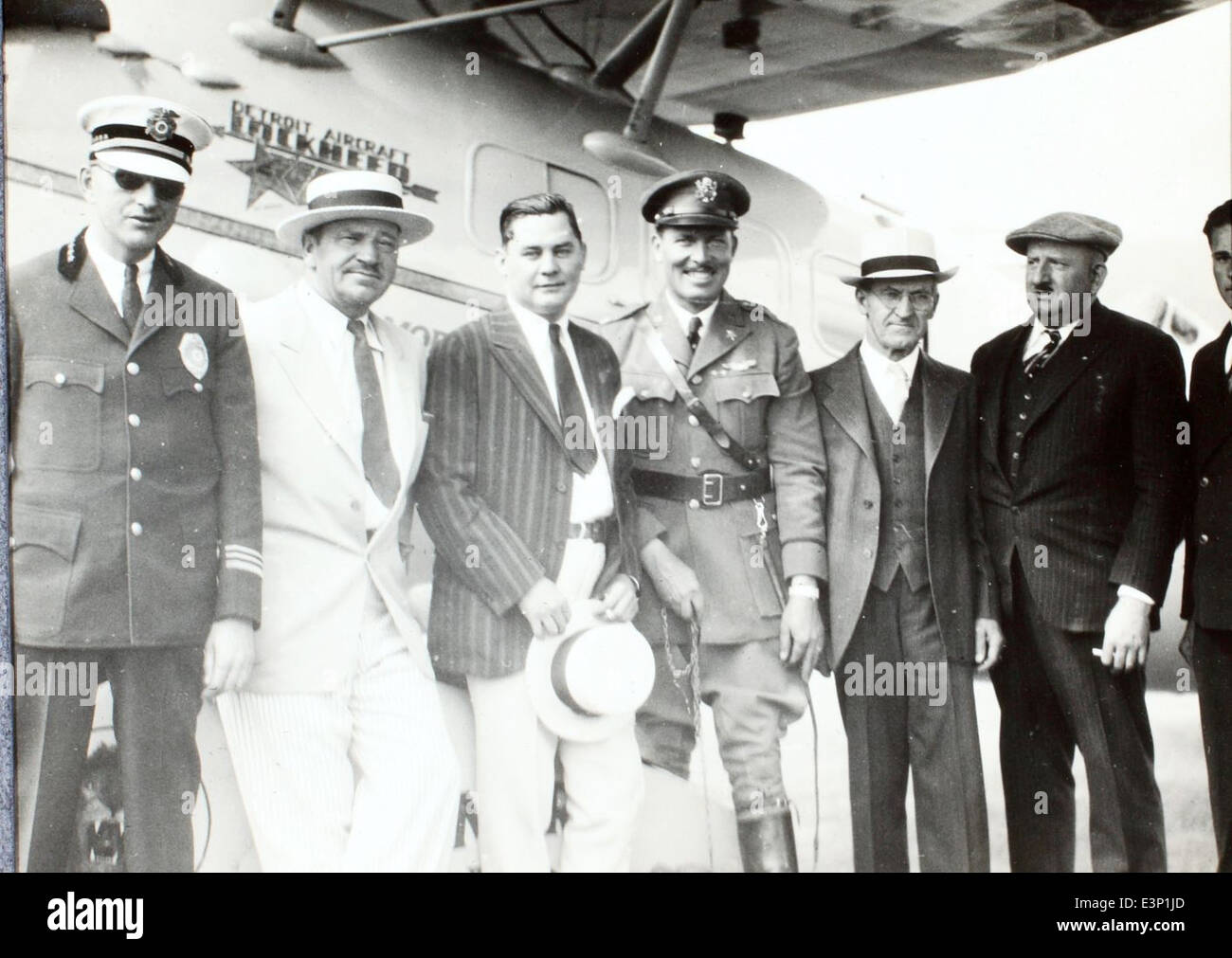 This image from the Luqueer album features Roscoe Turner, a famous air ...