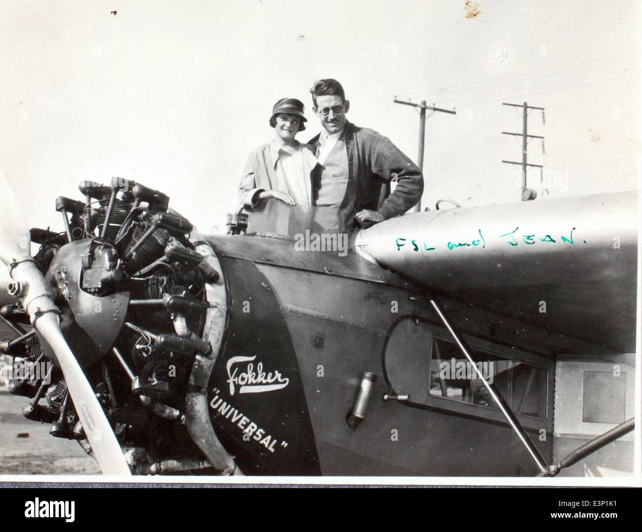 This image from the Luqueer Album highlights the Golden Age of Aviation ...