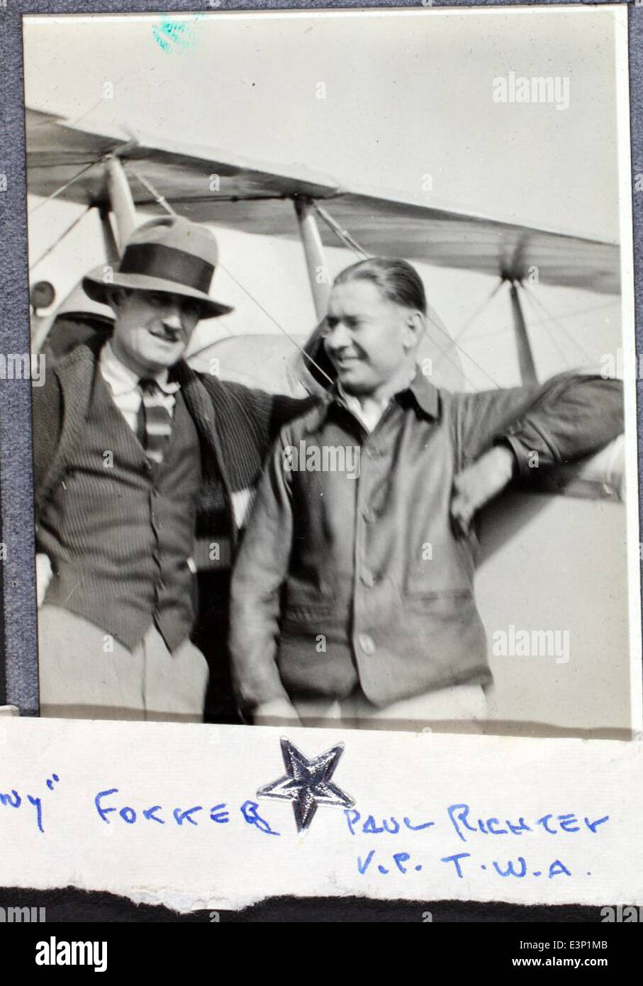 This image from the Luqueer Album features aviation during the Golden ...