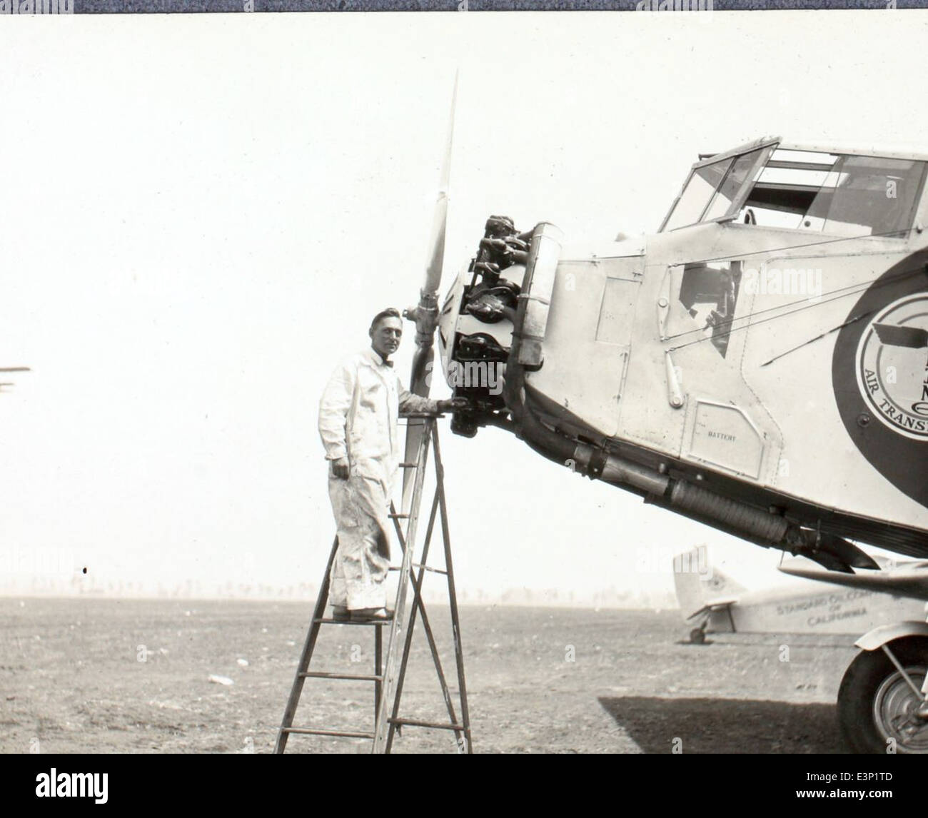 This photo from the Luqueer Album highlights an aircraft from Boeing ...