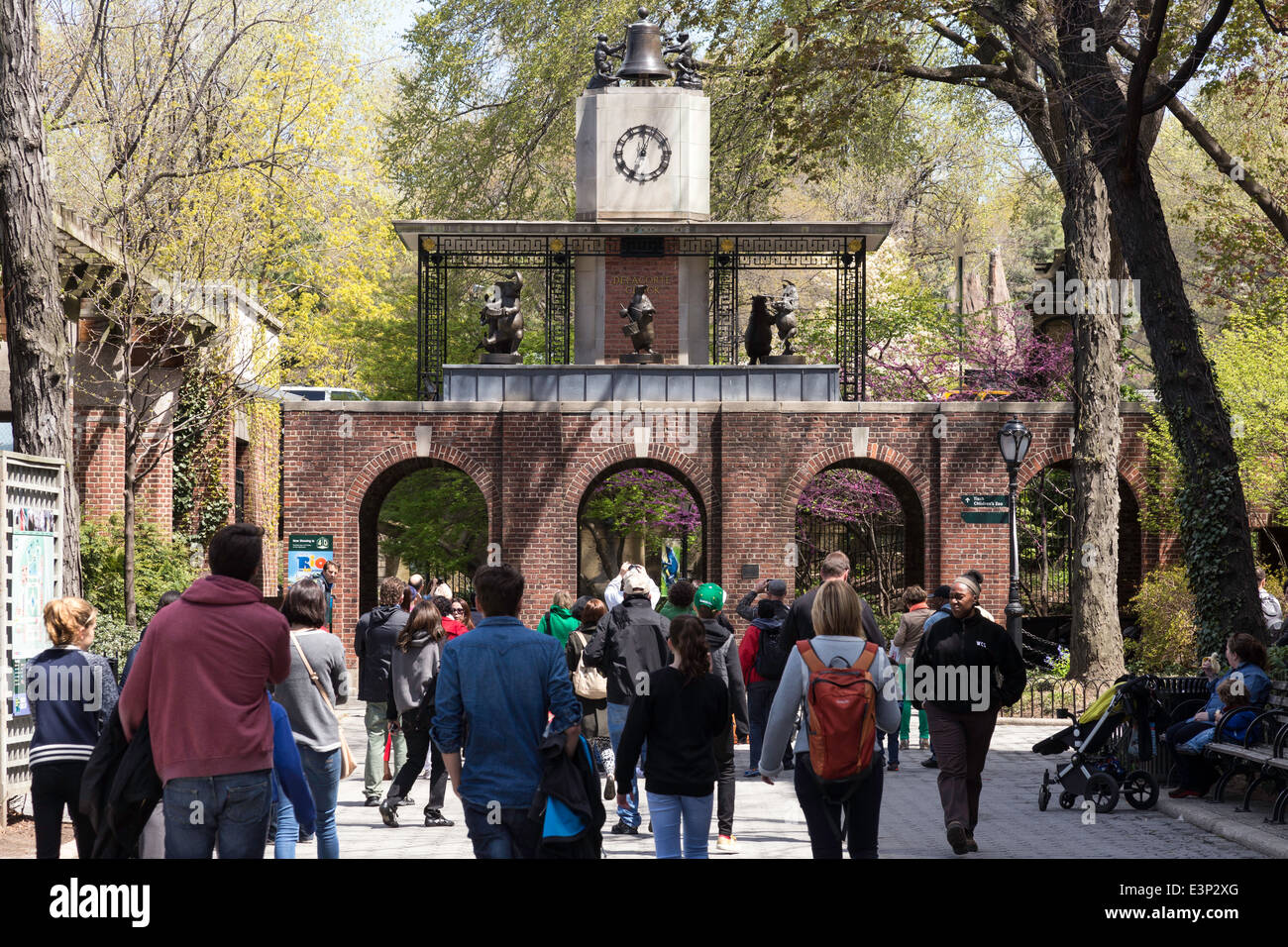 Delacorte Clock in Central Park, NYC Stock Photo Alamy