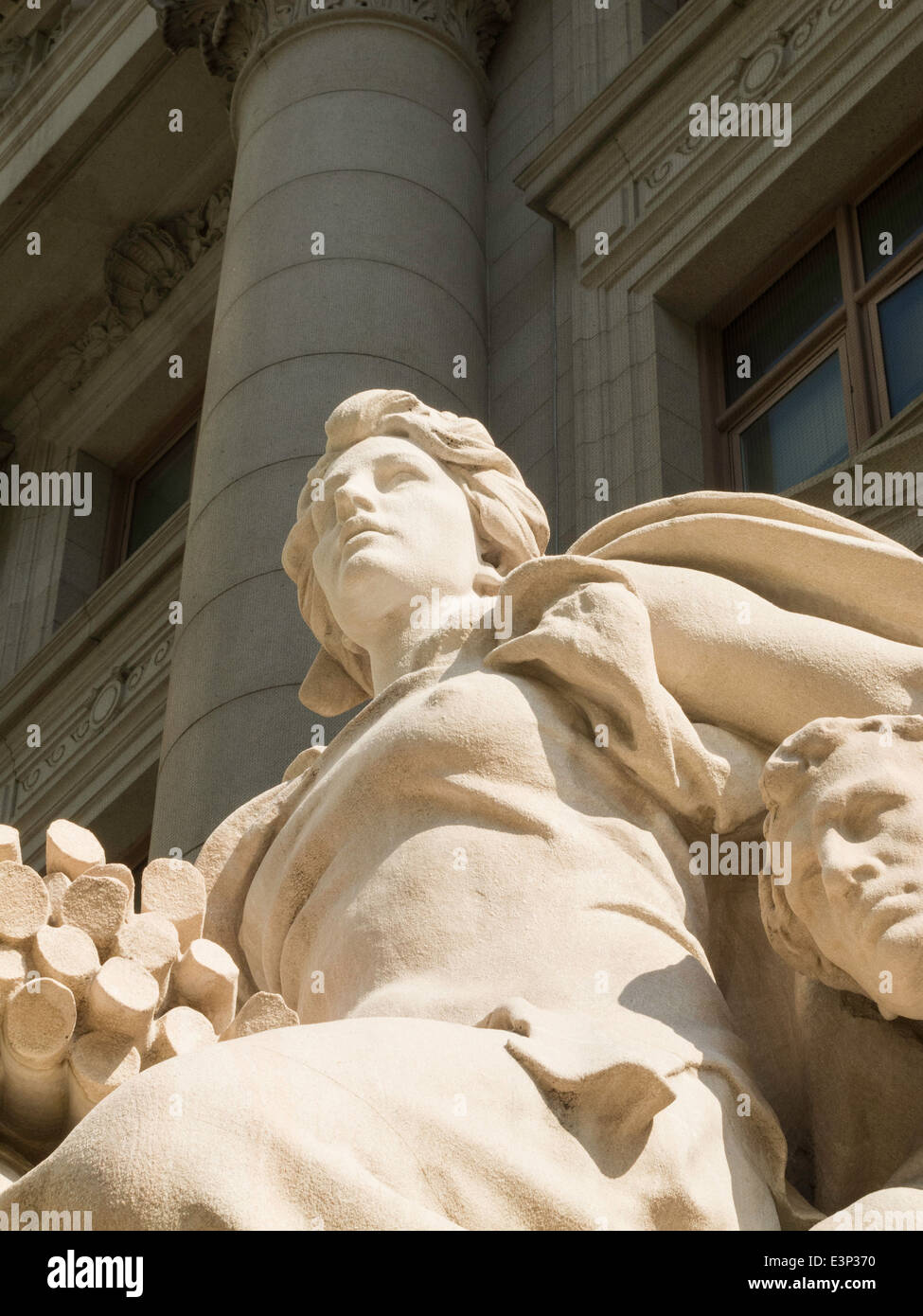 America Statue, Four Continents, Alexander Hamilton U.S. Custom House