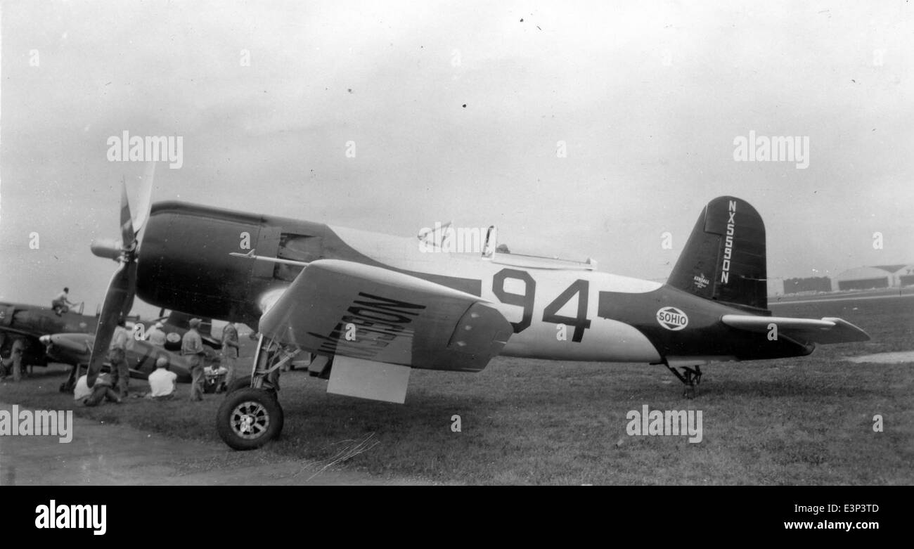 The Vought F2G-1 Corsair, with the registration NX5590N, was a carrier ...