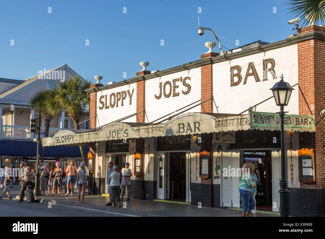 Sloppy Joes bar on Duval Street in Key West, Florida, USA Stock Photo