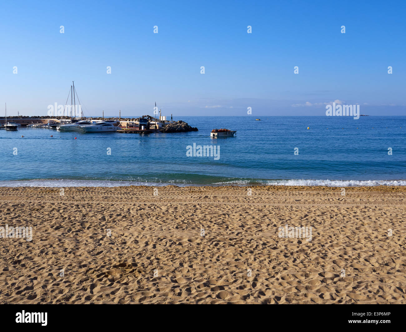 Llafranc, Costa Brava, Catalonia, Spain. Seaside village on the Mediterranean. Stock Photo