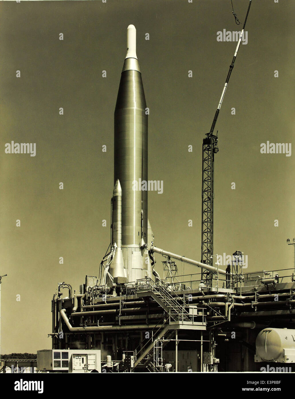 Rocket Up Rolie The Convair/General Dynamics Atlas 119-3E rocket was launched from Pad ...
