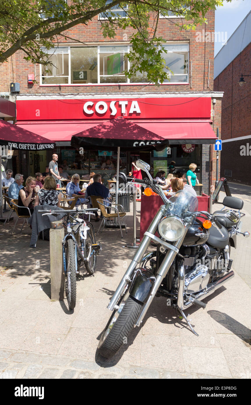 Costa Coffee - Berkhamsted High Street - Hertfordshire Stock Photo