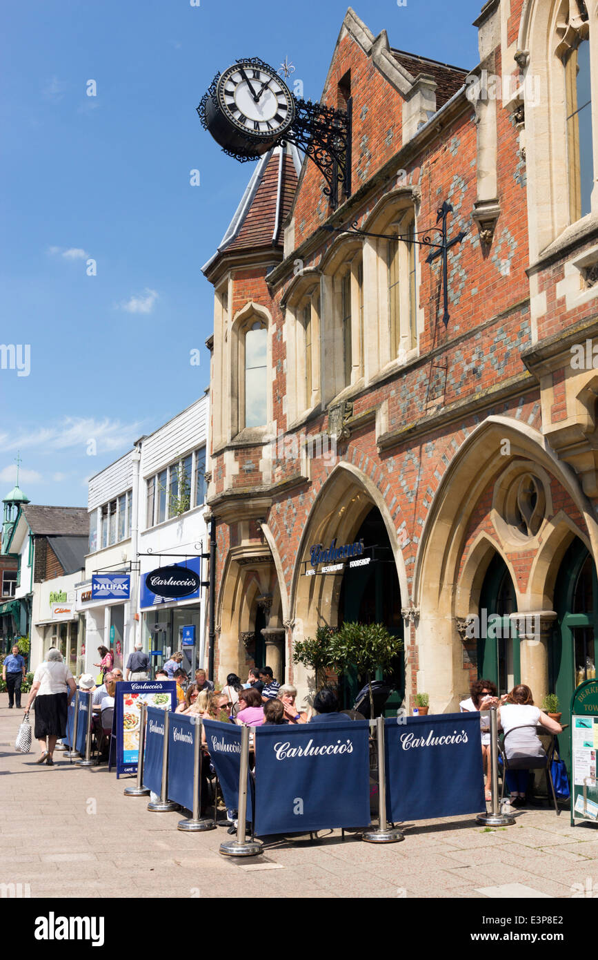 Carluccio's Restaurant - Old Town Hall - Berkhamsted - Hertfordshire Stock Photo